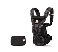 Marsupio Ergobaby Omni Breeze per neonati, 4 posizioni SoftFlex Mesh marsupio anteriore ergonomico marsupio posteriore per neonati, Onyx Blooms