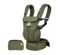 Marsupio Ergobaby Omni Breeze per neonati, 4 posizioni SoftFlex Mesh marsupio anteriore ergonomico marsupio posteriore per neonati, Olive Green