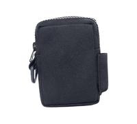 Marsupio ergonomico multiuso in vita per gli uomini Tasca frontale con cerniera Accesso rapido alla carta Pendolarismo Essenziale Elegante Vita Unisex, Nero