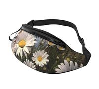 Marsupio estivo a forma di anguria, per donne e uomini, alla moda, regolabile, per allenamento, corsa, viaggi, stile casual, Bellissime margherite, Taglia unica