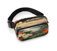 Marsupio estivo hawaiano leggero con cinghia regolabile per corsa e viaggio