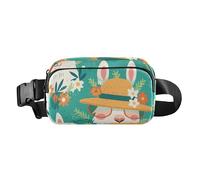Marsupio estivo verde alpaca fresco carino marsupio per donne uomini mini borsa da petto con cinghia regolabile per lo shopping sport lavoro