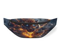 Marsupio Fire Tiger, marsupio per donne, uomini, bambini, ragazze, ragazzi, marsupio, marsupio, borsellino da cintura, per viaggi, sport, corsa, Colore, M, Organizer per borse