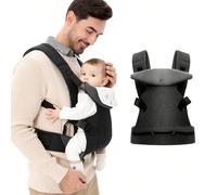 Marsupio Flip 4-in-1 convertibile Infantino - Design ergonomico, adatto per neonati e bambini più grandi da 3,6 a 14,5 kg Tagli UnicaColore unicoPoliestere