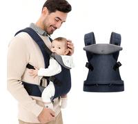 Marsupio Flip 4-in-1 convertibile Infantino - Design ergonomico, adatto per neonati e bambini più grandi da 3,6 a 14,5 kg Tagli UnicaColore unicoPoliestere