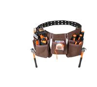 Marsupio for cintura for attrezzi a 13 tasche con doppio passante for martello Borsa for for chiavi a vite Elettricista Riparazione falegname Per Elettricisti Falegnami