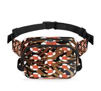 Marsupio Fox Tiger multifunzione per viaggi, sport, corsa, marsupio retrò tigre marsupio marsupio marsupio borsa da cintura per donne uomini ragazze ragazzi, Colore, XL, Organizer per borse