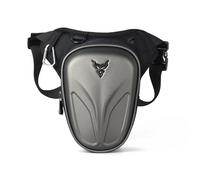 Marsupio Gamba Moto Borsa laterale for gamba a caduta for moto in fibra di carbonio for nera for marsupio casual da esterno con guscio rigido Borse for marsupi for(Grey)