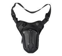 Marsupio Gamba Moto Borsa laterale for gamba cadente for motocicletta, impermeabile, marsupio, borsa for cellulare, for andare in bicicletta Marsupio Moto Da Gamba(Noir)