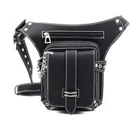 Marsupio Gamba Moto Gamba della cintura della cintura della gamba Borsa a tracolla all'aperto Borsa a tracolla del telefono cellulare Sacchetto della vita Fanny Pack Pack for le donne Marsupio Moto Da