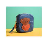 marsupio genten Miffy Collection "Boris" in pelle giapponese Dick Bruna NUOVO