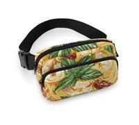 Marsupio giallo trasparente per donne e uomini, impermeabile, con cintura regolabile, borsa a tracolla casual, da viaggio, per sport, corsa, ciclismo, bianco, 20 x 13 cm, marsupio, Bianco, 20x13cm,