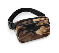 Marsupio Golden Retrievers con cinghia regolabile alla moda per sport all'aria aperta escursionismo