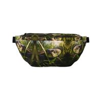 Marsupio grande a forma di serpente, regalo per godersi sport, festival, allenamento, viaggi, corsa, casual, Nero , Taglia unica