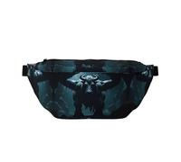 Marsupio grande con mucca nella caverna, regalo per godersi sport, festival, allenamento, viaggi, corsa, casual, Nero , Taglia unica