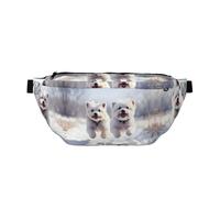 Marsupio grande per cuccioli che corrono, regalo per godersi sport, festival, allenamento, viaggi, corsa, casual, Nero , Taglia unica