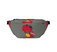 Marsupio grande per donne e uomini, a tracolla, con dinosauri, super eroe, da viaggio, alla moda, da donna, borsa a tracolla per donne e uomini, con tracolla regolabile