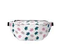 Marsupio grande per donne e uomini, a tracolla, con foglia di palma tropicale, borsa a tracolla da viaggio per donne alla moda, borsa a tracolla per donne e uomini, marsupio da donna con cinturino