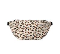 Marsupio grande per donne e uomini, a tracolla, con galli e polli, borsa a tracolla da viaggio per donne alla moda, marsupio da donna, borsa a tracolla per donne e uomini, con tracolla regolabile
