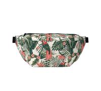 Marsupio grande per donne e uomini, a tracolla, con grazioso pappagallo, foglia di palma, tartaruga, foglie, borsa a tracolla da donna, alla moda, borsa da cintura per donne e uomini, borsa a tracolla