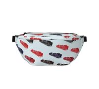 Marsupio grande per donne e uomini, a tracolla, con motivo treni colorati, borsa a tracolla da viaggio per donne alla moda, borsa a tracolla per donne e uomini, marsupio da donna con cinturino