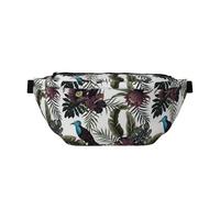 Marsupio grande per donne e uomini, a tracolla, marrone, grazioso uccello del paradiso, borsa a tracolla da viaggio per donne alla moda, borsa da cintura per donne e uomini, borsa a tracolla, marsupio