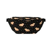 Marsupio grande per donne e uomini, borsa a tracolla da viaggio Capybaras Star da donna, alla moda, borsa da cintura per donne e uomini, borsa a tracolla, marsupio da donna con cinturino regolabile