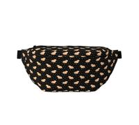 Marsupio grande per donne e uomini, borsa a tracolla da viaggio Capybaras Star da donna alla moda, marsupio da donna, borsa a tracolla per donne e uomini, con tracolla regolabile