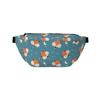 Marsupio grande per donne e uomini, borsa a tracolla da viaggio Moon Star Fox da donna, alla moda, borsa a tracolla per donne e uomini, marsupio da donna con cinturino regolabile