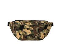 Marsupio grande per donne e uomini, borsa a tracolla da viaggio verde mimetico per donne alla moda, borsa da cintura per donne uomini a tracolla, marsupio da donna con cinturino regolabile