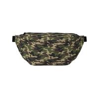 Marsupio grande per donne e uomini, borsa a tracolla da viaggio verde mimetico scuro da viaggio per donne alla moda, borsa da cintura per donne uomini a tracolla, marsupio da donna con cinturino