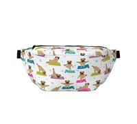 Marsupio grande per donne e uomini, borsa a tracolla per yoga e viaggi, alla moda, da donna, da uomo, con tracolla regolabile