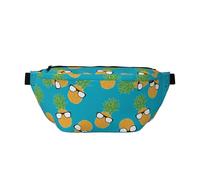 Marsupio grande per donne e uomini, borsa a tracolla realistica con ananas da viaggio, alla moda, borsa da cintura per donne e uomini, borsa a tracolla, marsupio da donna con cinturino regolabile