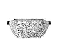 Marsupio grande per donne e uomini, con formula di equazione matematica, borsa a tracolla da viaggio per donne alla moda, borsa da cintura per donne e uomini, borsa a tracolla, marsupio da donna con