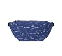 Marsupio grande per donne e uomini, con motivo a infradito, borsa a tracolla da viaggio per donne alla moda, borsa a tracolla per donne e uomini, marsupio da donna con cinturino regolabile