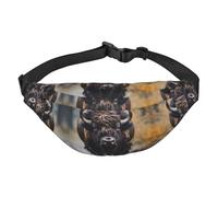 Marsupio grande per ragazzi North American Bison, borsa a tracolla da viaggio, adatta per praticare sport, corsa, ciclismo, viaggi, pesca