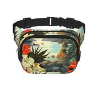 Marsupio hawaiano estivo marsupio piccolo marsupio a tracolla alla moda leggero borsa a tracolla marsupio per donne uomini corsa allenamento escursionismo viaggi