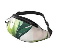 Marsupio Illustration Digital Art Leafs Printed Marsupi Alla Pratica Borse A Tracolla Cintura Regolabile Bum Bag Per Running Escursionismo Trekking