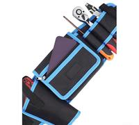 Marsupio impermeabile con 5 tasche e cintura regolabile, in tessuto Oxford resistente, per organizzare gli strumenti in vari ambienti di lavoro