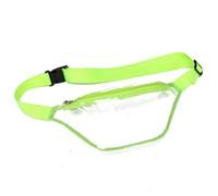 Marsupio impermeabile in PVC trasparente con tracolla regolabile, marsupio da uomo, sottile e leggero, per sport all'aria aperta, gite in spiaggia, concerti., Verde brillante.