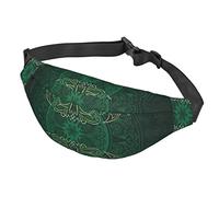 Marsupio in marmo per donne e uomini, grande marsupio alla moda per viaggi, corsa, marsupio unisex, Mandala Style Floreale Cerchio Antichi Voltelli, Taglia unica