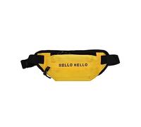 Marsupio in nylon per le donne e gli uomini per il tempo libero tinta unita borsa a tracolla borsa a tracolla borsa da petto borse da cintura leggera cintura, Giallo, Bellezza di massa