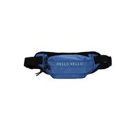Marsupio in nylon per le donne e gli uomini per il tempo libero tinta unita borsa a tracolla borsa a tracolla borsa da petto borse da cintura multifunzione portafoglio in vita, Blu, Bellezza di massa