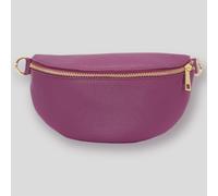 Marsupio in pelle da donna colorato con tracolla regolabile