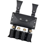 Marsupio in pelle Marsupio medievale borsa in rilievo nordica borsa in pelle PU Marsupio medievale vintage lavoro manuale cintura marsupio, Nero