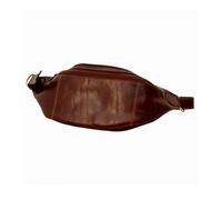 MARSUPIO IN PELLE OLD ANGLER FIRENZE MODELLO 2 TASCHE ARTIGIANALE MADE IN ITALY