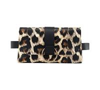 Marsupio in pelle PU da cintura, con tasca per telefono, Stampa leopardata, S, come descrizione