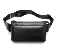 Marsupio in Pelle Vintage Men's Leather Chest Bag Vintage Waist Bag