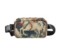 Marsupio in stile etnico tribale con cavallo nuvola, alla moda, per donne e uomini, impermeabile, borsa da viaggio essenziale con cinghia regolabile per allenamento, corsa, escursionismo, Nuvola di