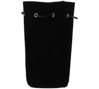 Marsupio in stile medievale con coulisse, borsa da borsetta per cosplay, Nero